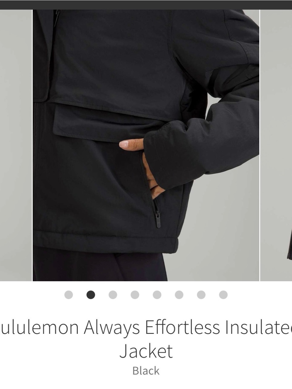 Lululemon Always Effortless Insulated Jacket
- Black - Picture 2 of 15